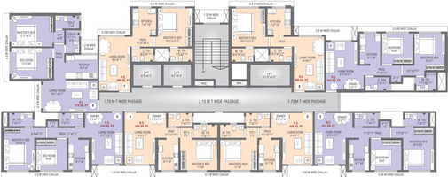 Floor Plan of Swastik Onyx in Vikhroli East, Mumbai - Image 29973