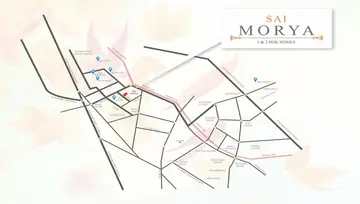 Location of City Sai Morya - Image 118389
