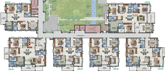 Floor Plan of Sew Estella in Kondapur, Hyderabad - Image 220295