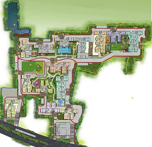Master Plan of Srijan Optima in Rajarhat, Kolkata - Image 220390