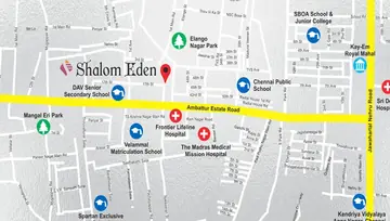 Location of India Shalom Eden - Image 220553