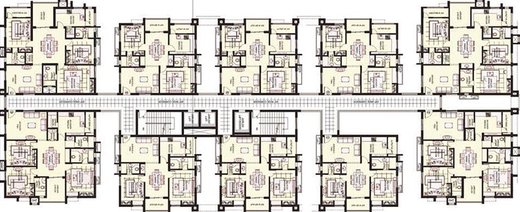 Floor Plan of Giridhari Executive Park in Peeramcheru, Hyderabad - Image 220547