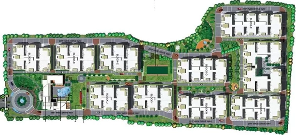 Master Plan of Giridhari Executive Park in Peeramcheru, Hyderabad - Image 220546