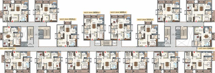 Floor Plan of Icons Alta Monte in Kondapur, Hyderabad - Image 220582