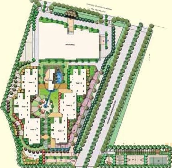 Master Plan of Mantri Celestia in Financial District, Hyderabad - Image 220622