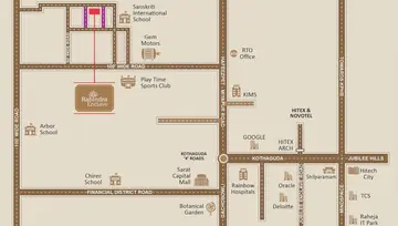 Location of Pinnacle Rabindra Enclave - Image 220667