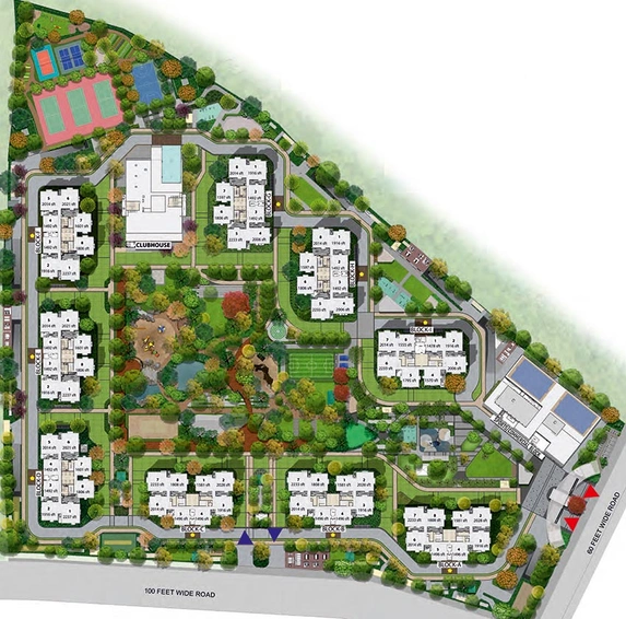 Master Plan of Aparna Sunstone in Gopanpally, Hyderabad - Image 220765