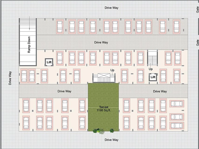 Master Plan of Sri Venkateswara Chaturbhuja Homes in Hitech City, Hyderabad - Image 220776