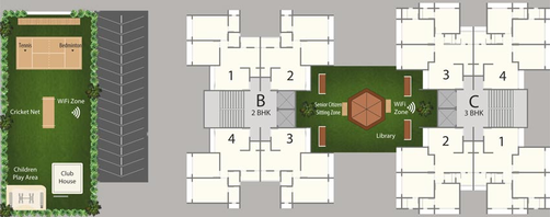 Master Plan of Narayankrupa Krupal Bachpan in Shela, Ahmedabad - Image 129040