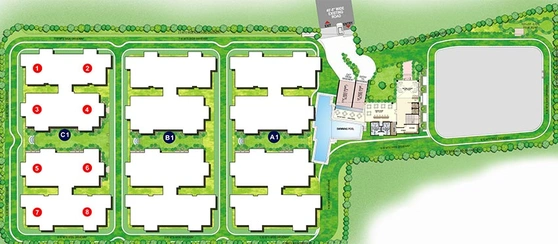 Master Plan of SVC Treewalk in Kondapur, Hyderabad - Image 220804