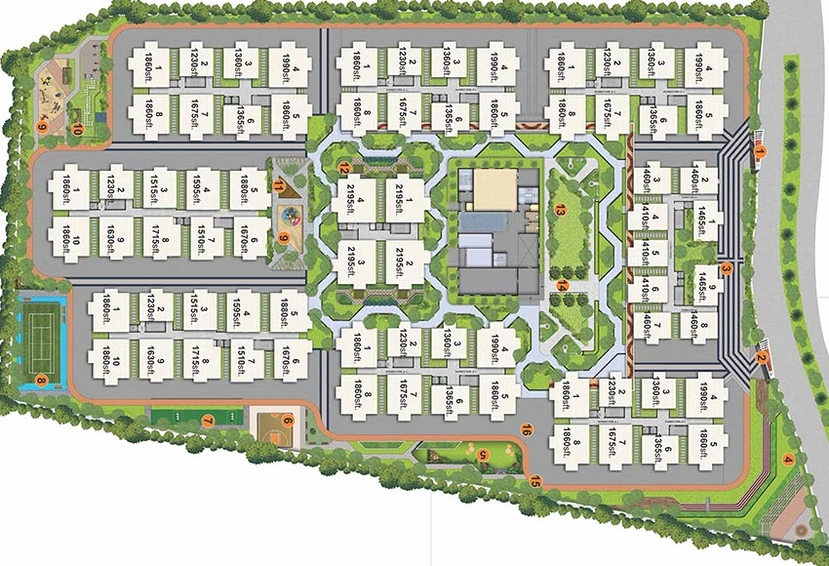 Master Plan of Divine Space in Tellapur, Hyderabad - Image 220833