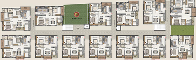 Floor Plan of Haimi Nirvana in Osman Nagar, Hyderabad - Image 220867