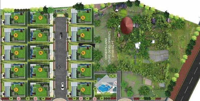 Master Plan of Vulcan Golden Crest in Gopanpally, Hyderabad - Image 221013