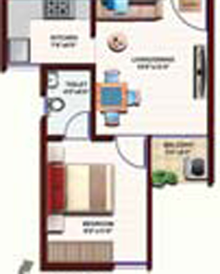 1 BHK Flat in Bhavisha Urban Homes in Sarjapur, Bangalore - Image 832371
