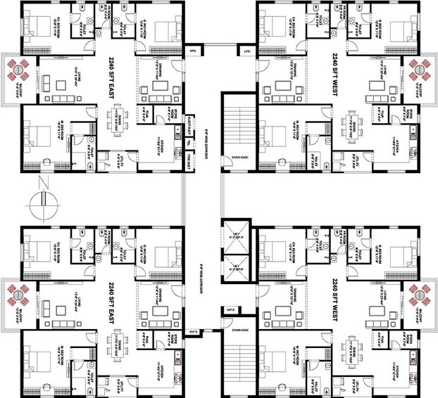 Floor Plan of NCC Cyber Urbania in Tellapur, Hyderabad - Image 221159