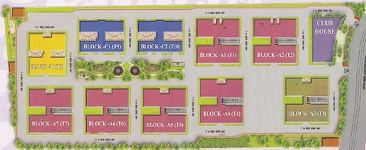 Master Plan of NCC Cyber Urbania in Tellapur, Hyderabad - Image 221158