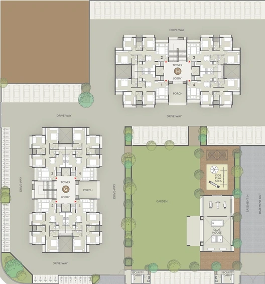 Master Plan of Vishwanath Maher Homes 2 in Shela, Ahmedabad - Image 129050