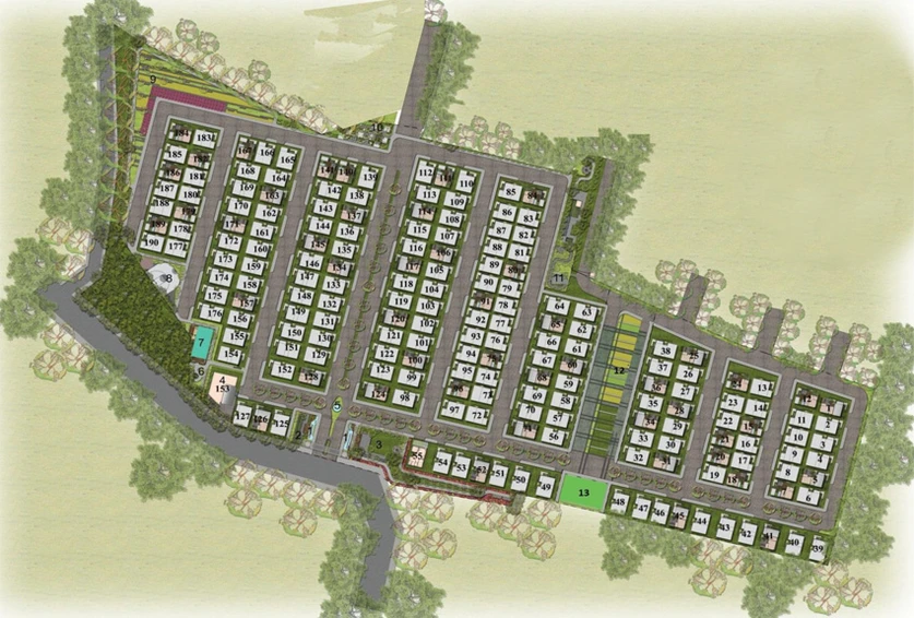 Master Plan of Mana Foliage in Gopasandra, Bangalore - Image 221275