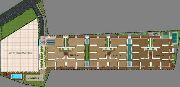 Master Plan of Risinia Intelli Park in Bachupally, Hyderabad - Image 221311