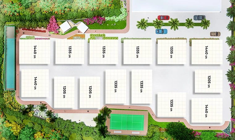 Master Plan of Rize Horizon in Bachupally, Hyderabad - Image 221330