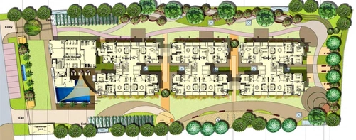 Master Plan of Mantri Glades in Sarjapur Road, Bangalore - Image 221337