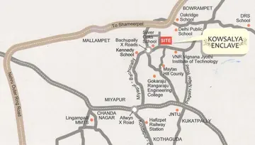 Location of Sanvi Kowsalya Enclave - Image 221363