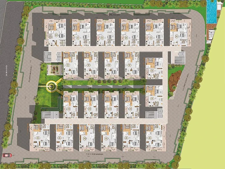 Master Plan of Sree Kalpa Luxor in Pragathi Nagar, Hyderabad - Image 221400
