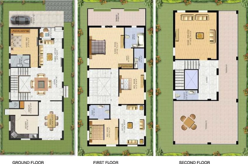 4 BHK House/Villa in Vasudeva Bloomfield Ecstasy in Gopanpally, Hyderabad - Image 832523