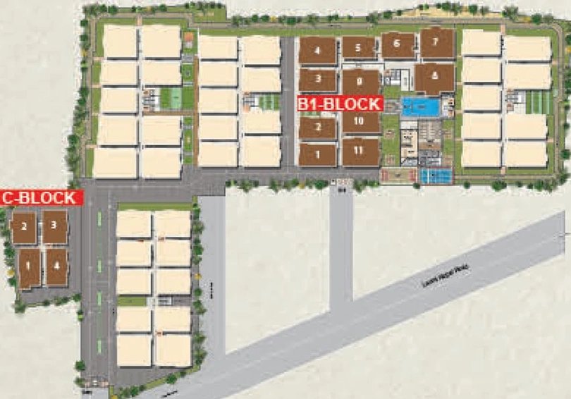 Master Plan of AR The Nest in Manikonda, Hyderabad - Image 221498