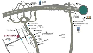 Location of Cyber Shanti Nilaya - Image 221506