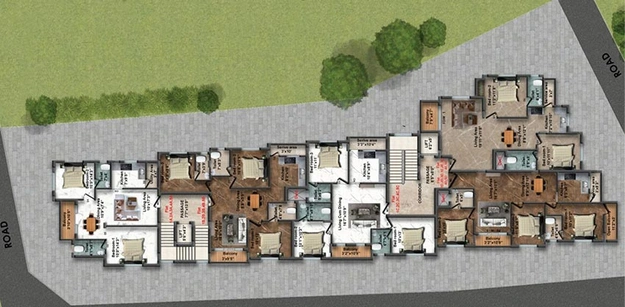 Master Plan of Rohaan Ashoka in Medavakkam, Chennai - Image 221513