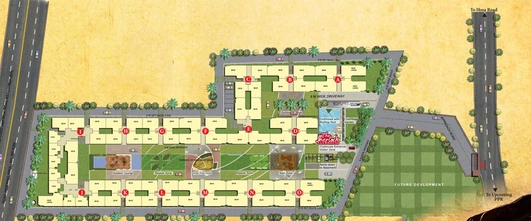 Master Plan of SJR Hamilton Homes in Sarjapur Road, Bangalore - Image 221579