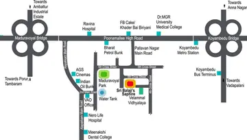 Location of Sri Balaji Saphire - Image 221620