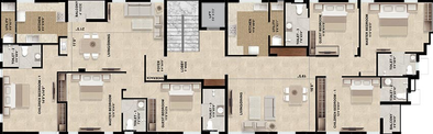 Floor Plan of Sri Jaishanthi Tranquil in Besant Nagar, Chennai - Image 221630