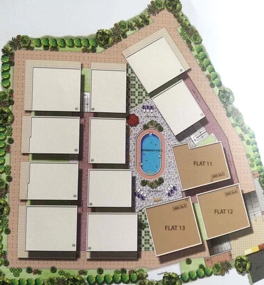 Master Plan of SV Vrushabadri Willow in Hennur Road, Bangalore - Image 221659