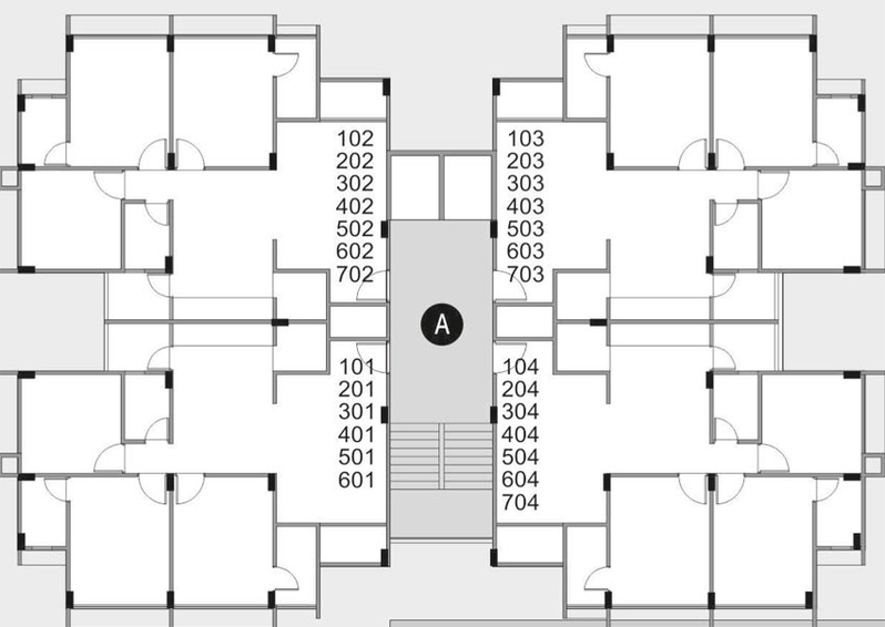 Floor Plan of Ratnamani Panchmukhi Pride in Bopal, Ahmedabad - Image 127505