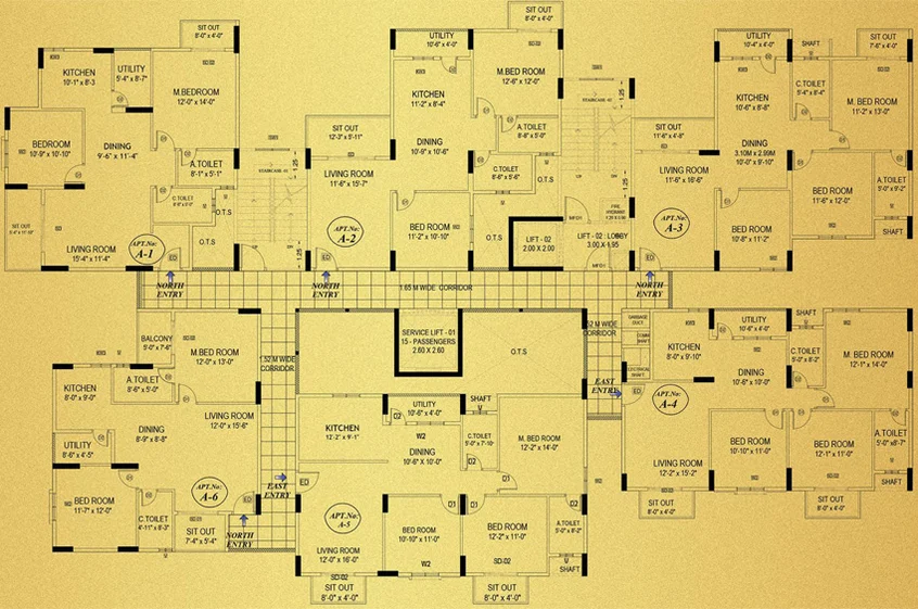 Floor Plan of TG Ascent in Hosa Road, Bangalore - Image 221701