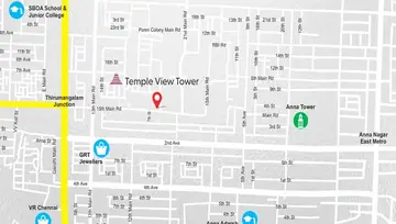 Location of India Temple View Tower - Image 221725