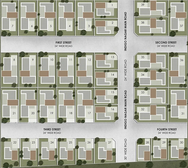 Master Plan of Vamaja Indigo Nagar in Tambaram, Chennai - Image 221735
