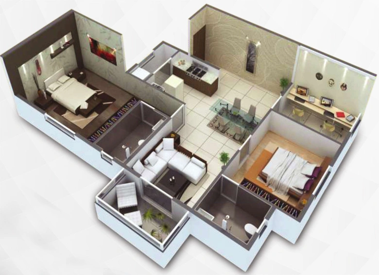 2.5 BHK Flat in AIMA Vivansaa Aurigaa in Volagerekallahalli, Bangalore - Image 832647