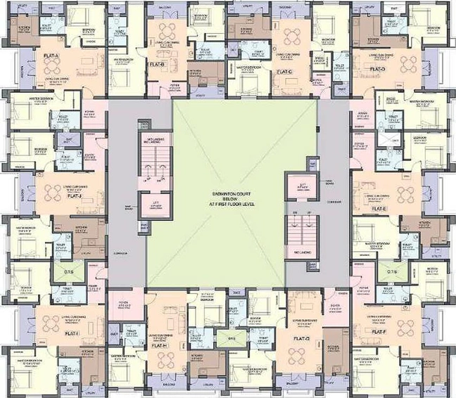 Floor Plan of Vedesh Vivaan in Tambaram, Chennai - Image 221769