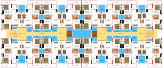 Floor Plan of Aswani Sunshine in Sarjapur, Bangalore - Image 221784