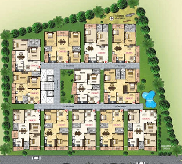 Master Plan of BM Lotus in Doddakannelli, Bangalore - Image 221803