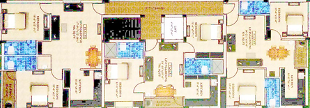 Floor Plan of Vishwak Guru Home in Ambattur, Chennai - Image 221809