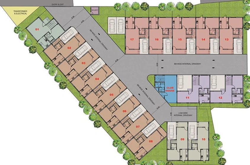Master Plan of VNR Tiara in Thalambur, Chennai - Image 221868