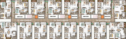 Floor Plan of Aakanksha Royal Palms in Shankarpally, Hyderabad - Image 221893