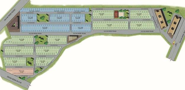 Master Plan of Signature City in Katara Hills, Bhopal - Image 221892