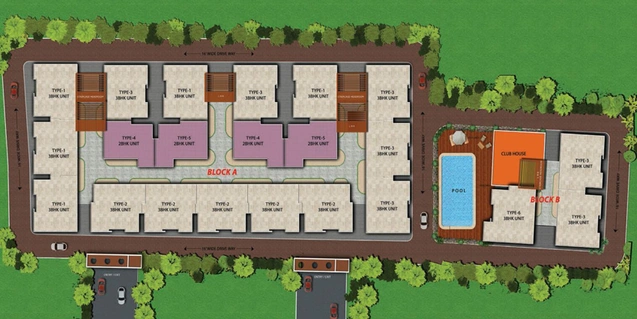 Master Plan of Confident Jade in Sarjapur Road, Bangalore - Image 221899