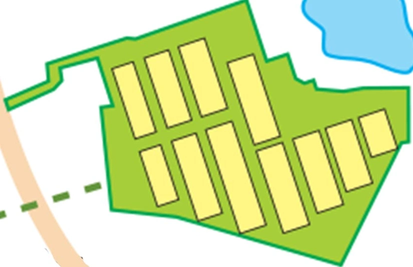 Master Plan of Alekhya Spring Leaf in Manikonda, Hyderabad - Image 221908