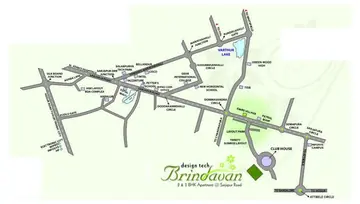 Location of Design Tech Brindavan - Image 221914